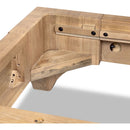 Brentwood Upholstered Wood Bed in Brioche