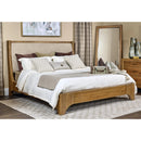Brentwood Upholstered Wood Bed in Brioche