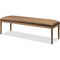 Carlisle Upholstered Dining Bench – Toffee Crunch