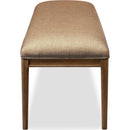 Carlisle Upholstered Dining Bench – Toffee Crunch