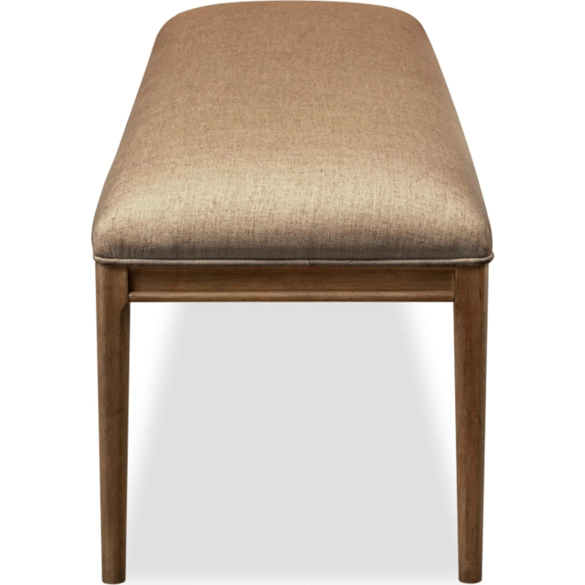 Carlisle Upholstered Dining Bench – Toffee Crunch
