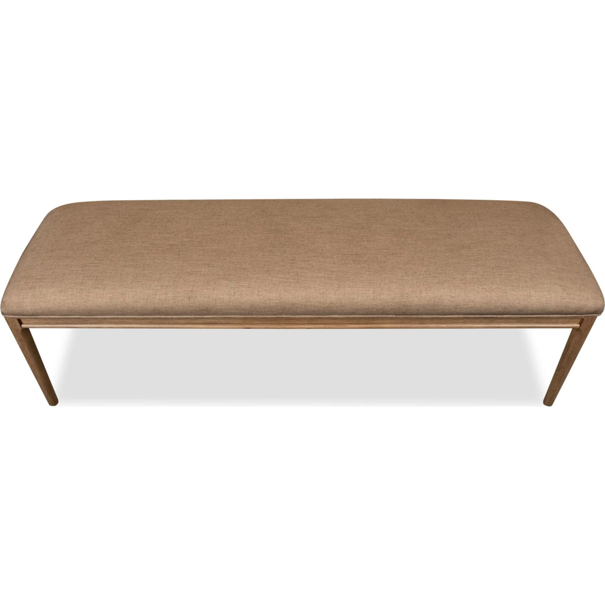 Carlisle Upholstered Dining Bench – Toffee Crunch