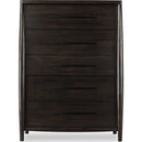 Koko Five Drawer Acacia Wood Chest in Minx