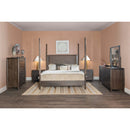 Koko Five Drawer Acacia Wood Chest in Minx