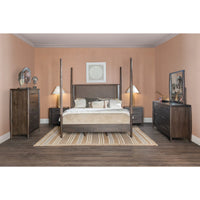Koko Five Drawer Acacia Wood Chest in Minx