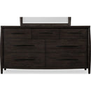 Koko Seven Drawer Acacia Wood Dresser in Minx