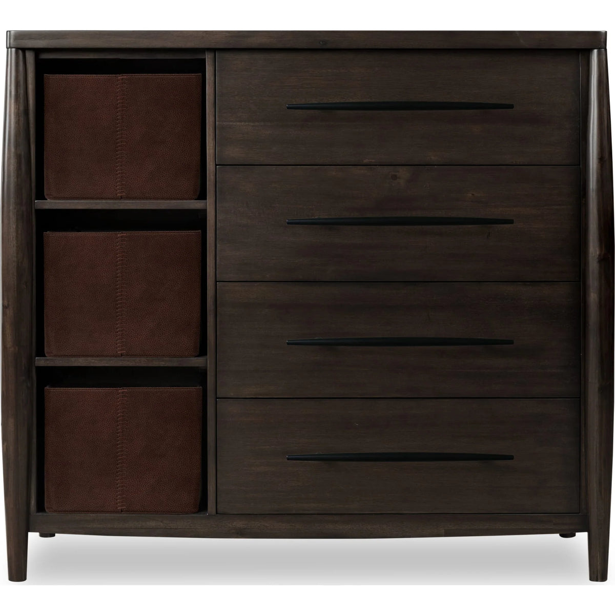 Koko Sweater Chest with Storage Bins in Minx