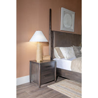 Koko Two Drawer Nightstand with Cord Management in Minx
