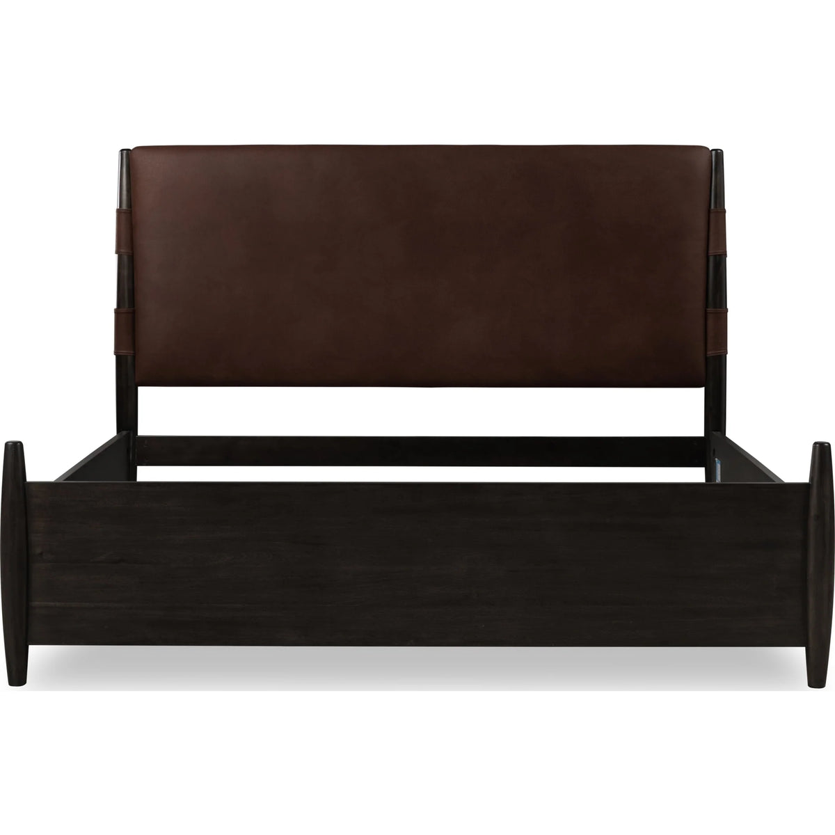 Koko Upholstered Panel Bed in Minx