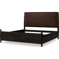 Koko Upholstered Panel Bed in Minx