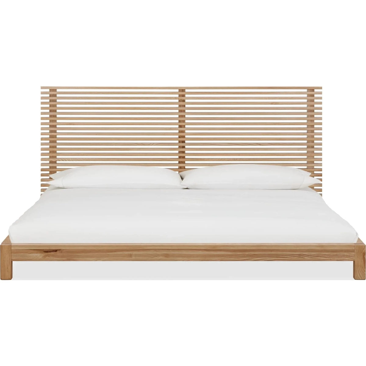 Tanner Solid Ash Platform Bed – Flaxen