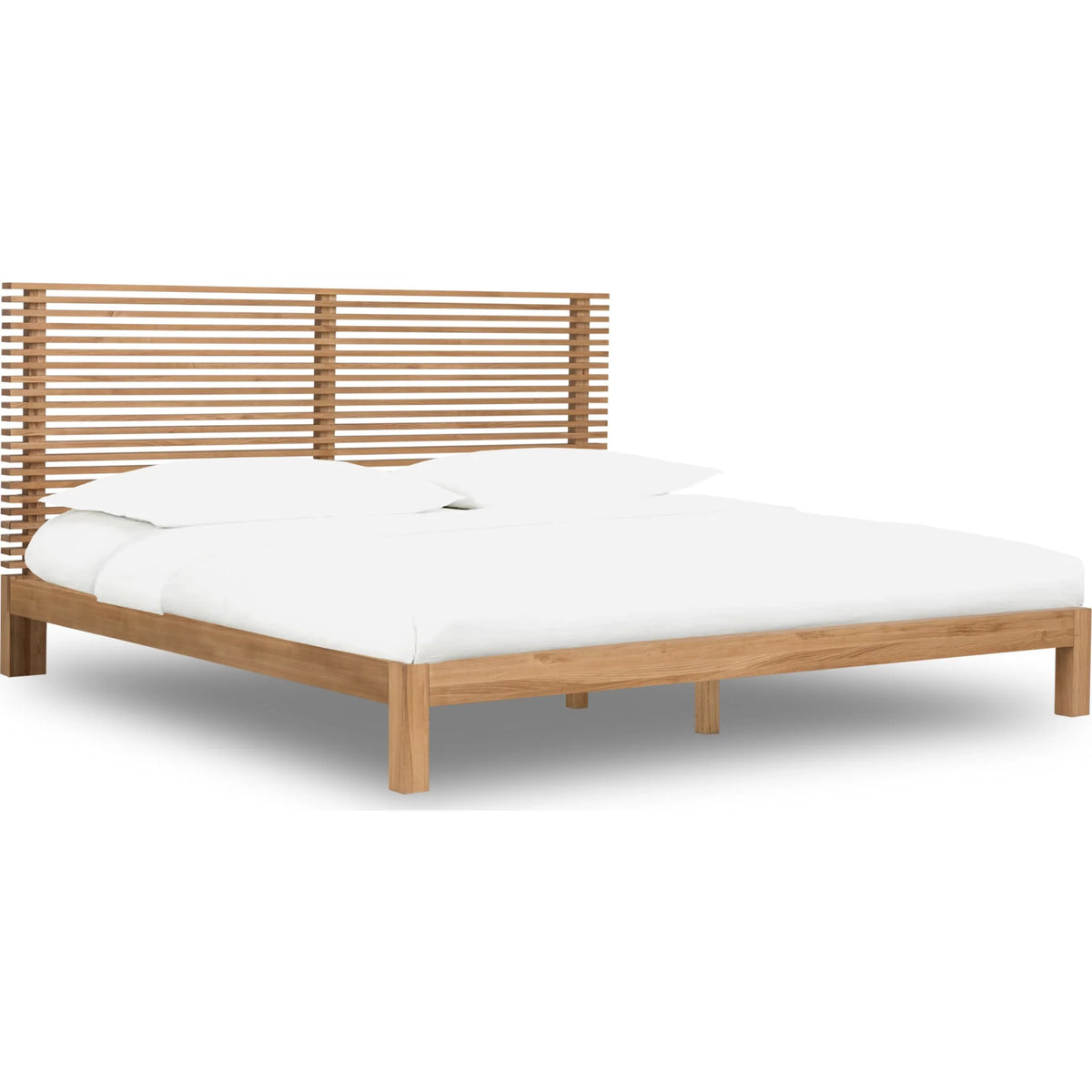Tanner Solid Ash Platform Bed – Flaxen