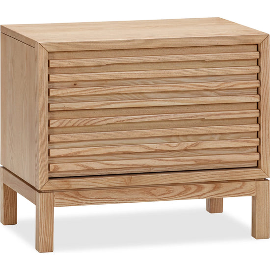 Tanner 2-Drawer Ash Wood Nightstand – Flaxen