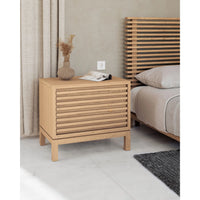Tanner 2-Drawer Ash Wood Nightstand – Flaxen