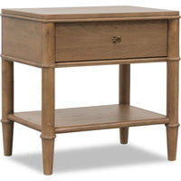 Whitmore 1 Drawer Nightstand Claystone