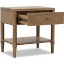 Whitmore 1 Drawer Nightstand Claystone