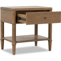 Whitmore 1 Drawer Nightstand Claystone