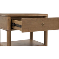 Whitmore 1 Drawer Nightstand Claystone