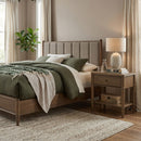 Whitmore 1 Drawer Nightstand Claystone