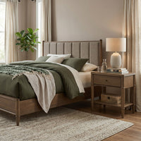 Whitmore 1 Drawer Nightstand Claystone