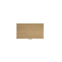 Loft 3-Drawer Fabric Bedside Chest – Natural Maple & Gray