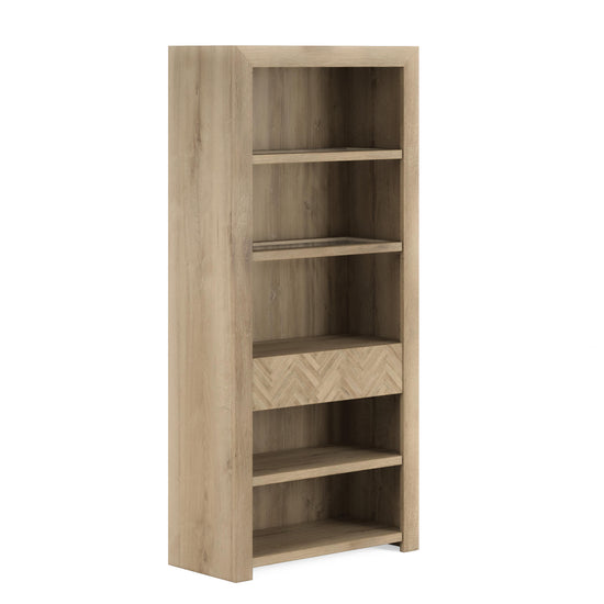 Garrison Bookcase in Washed Oak