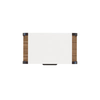 Portico Accent Nightstand – Sienna & White