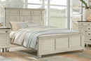 Brockton Panel Bed – Light Wheat