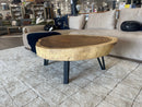 Live Edge Teak Coffee Table
