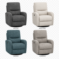 Radius Fabric Power Swivel Glider Recliner by Parker House