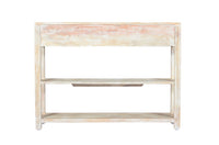 Reynolds 40" Solid Acacia Sofa Table – White Wash