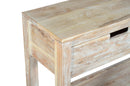 Reynolds 40" Solid Acacia Sofa Table – White Wash