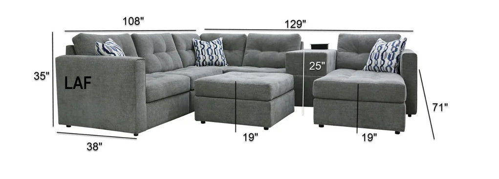 Townsend Modular Sectional OR Build Your Own Configuration!  - White