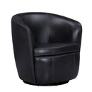Barolo Genuine Leather Swivel Club Chair