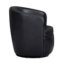Barolo Genuine Leather Swivel Club Chair
