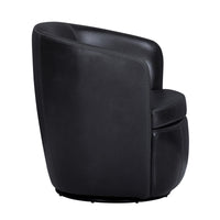 Barolo Genuine Leather Swivel Club Chair