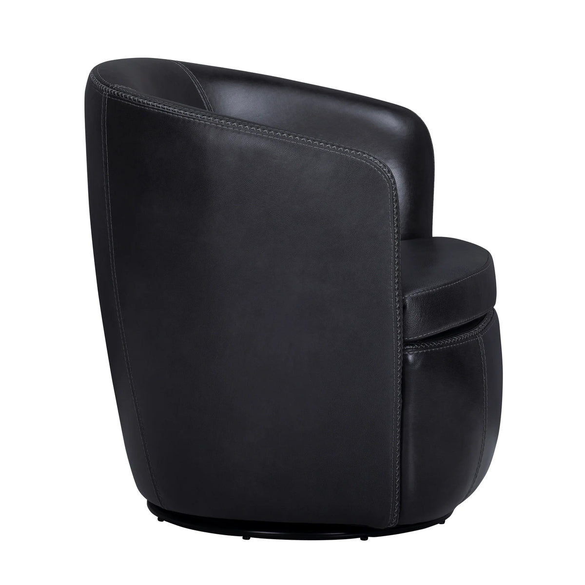 Barolo Genuine Leather Swivel Club Chair