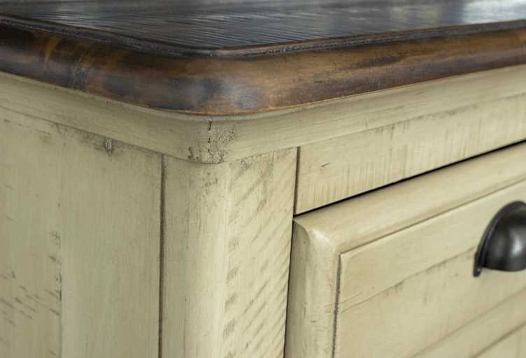 Brockton 1-Drawer, 1-Door Nightstand – Light Wheat