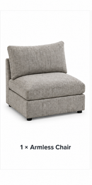 7004 Durango Pewter Modular Sectional