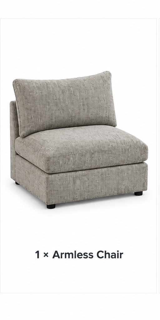 7004 Durango Pewter Modular Sectional