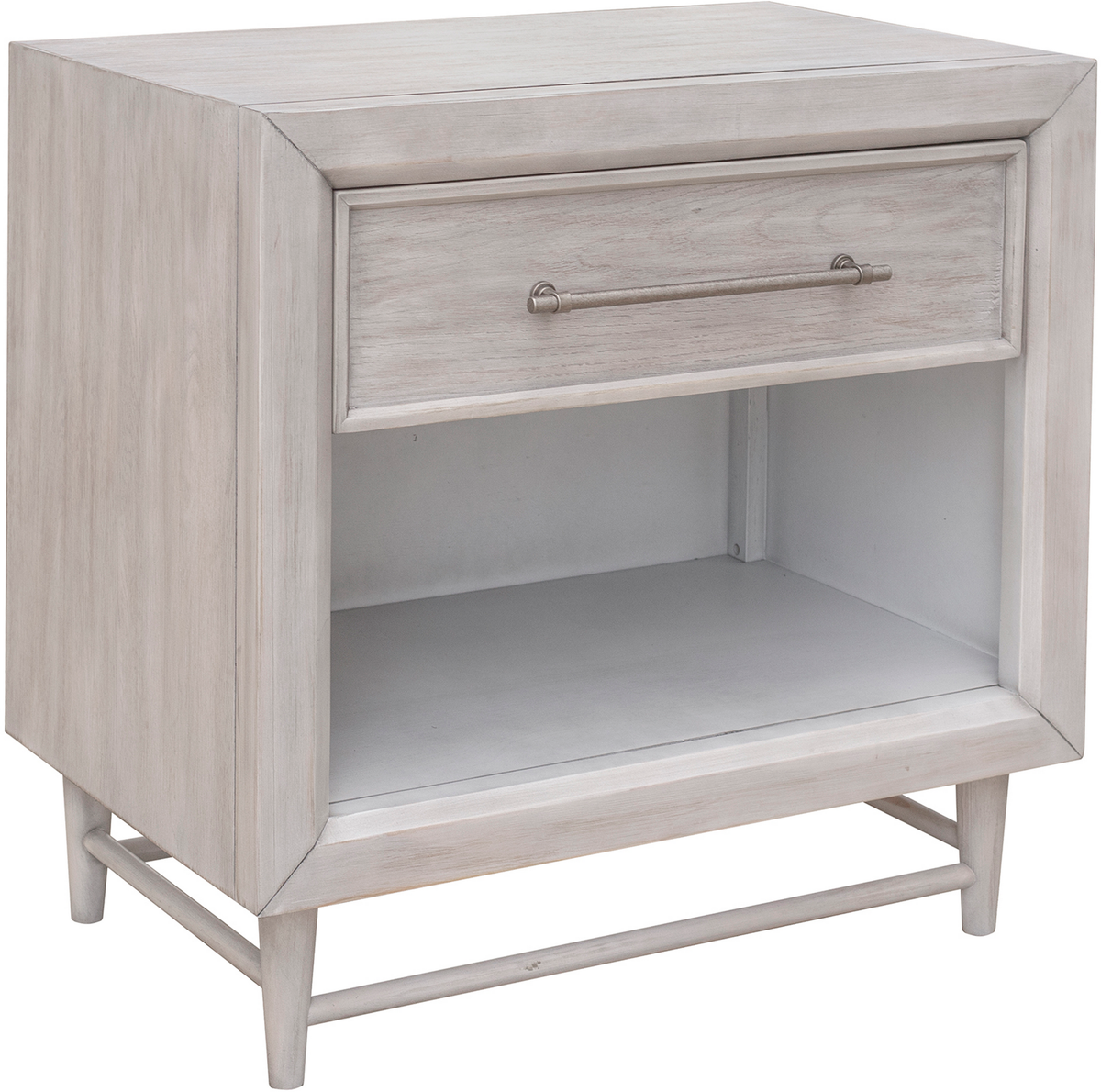 Augusta 1-Drawer Nightstand – Light Wood