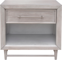 Augusta 1-Drawer Nightstand – Light Wood