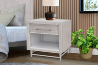 Augusta 1-Drawer Nightstand – Light Wood