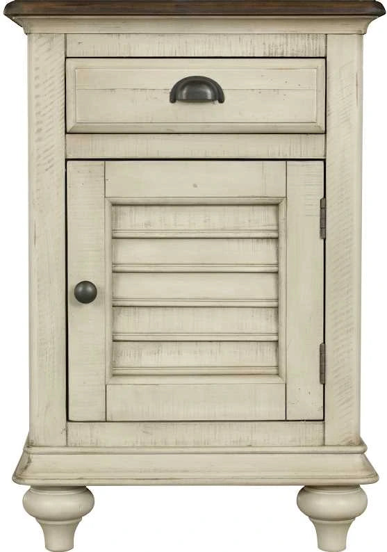 Brockton 1-Drawer, 1-Door Nightstand – Light Wheat