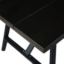 Frinton, Ditas & Rhett 5-Piece Outdoor Dining Set in Dark Eucalyptus, Gray Rope & Cushions