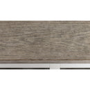 Cora 63" Dining Bench – Weathered Taupe & White