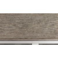 Cora 63" Dining Bench – Weathered Taupe & White