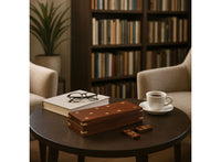 Wood Dominoes Set with Storage Box