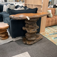 Woodbrook Designs Cambira Live Edge Console Table – Natural Wood