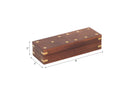 Wood Dominoes Set with Storage Box